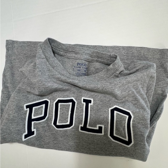 Ralph Lauren Kids Gray Long Sleeve Shirt - Picture 3 of 4